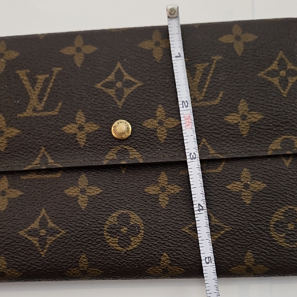 Louis Vuitton Brown and Gold Monogram Clutch - Picture 5 of 8